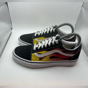 Vans Old Skool women’s flame sneakers size 6.5